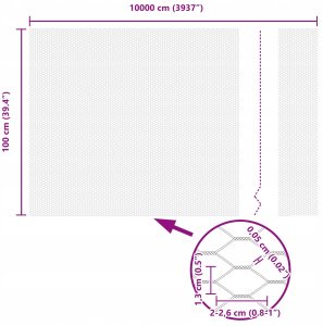 Słupki ogrodzeniowe 22 sztuki U-Channel 100 cm stal ocynkowana 12
