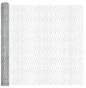 vidaXL Ogrodzenie Hexagon 1,5x50 m z ocynkowanej stali 6