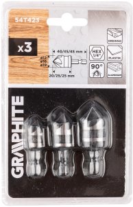 Zestaw fazowników Hex, 12, 16, 19 mm, zestaw 3 szt. 8