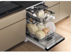 Zmywarka Whirlpool Dishwasher | W7F HS51 | Free standing | Width 60 cm | Number of place settings 15 | Number of programs 8 | Energy efficiency class B | AquaStop function | White 2
