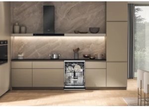 Zmywarka Whirlpool Dishwasher | W7F HS51 | Free standing | Width 60 cm | Number of place settings 15 | Number of programs 8 | Energy efficiency class B | AquaStop function | White 3