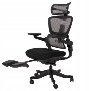 Nario-500 Niezwykle ergonomiczny fotel biurowy z podnóżkiem i pełną regulacją 8