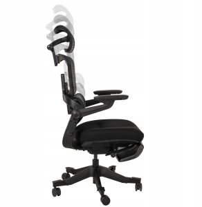 Nario-500 Niezwykle ergonomiczny fotel biurowy z podnóżkiem i pełną regulacją 10