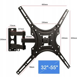 NB P4 - Wysokiej jakości obrotowy uchwyt do monitorów i telewizorów LCD LED 32" - 55" 3