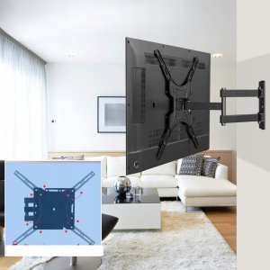 NB P4 - Wysokiej jakości obrotowy uchwyt do monitorów i telewizorów LCD LED 32" - 55" 5