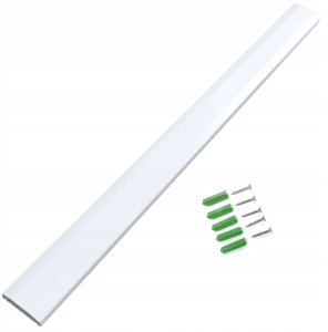 Mask110-W - aluminiowa maskownica kabli z systemem click-lock dł. 110 cm 1