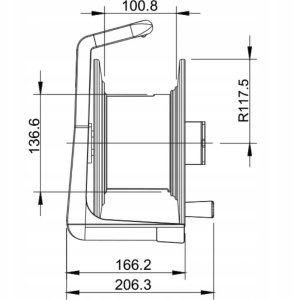 Bęben do kabla Roxtone PCD235 8