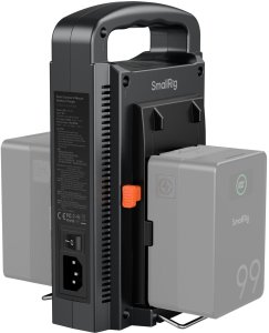 Smallrig 4578 Ładowarka akumulatorów z dwukanałowym mocowaniem typu V 2
