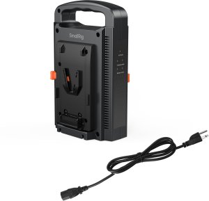Smallrig 4578 Ładowarka akumulatorów z dwukanałowym mocowaniem typu V 3