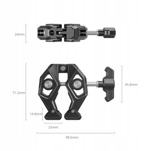 SmallRig 5319 Zacisk typu Krab 1/4 2