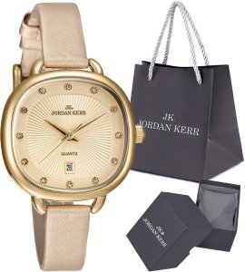 Zegarek Jordan Kerr Zegarek damski P9007 beżowy 3
