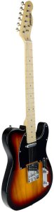 Gitara elektryczna - kompletny zestaw -Golden Guitar TEEG-30 Sunburst Telecaster one size 18