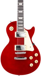 Zestaw: Gitara elektryczna GigKit w stylu LP ciemnoczerwona+ wzmacniacz+ akcesoria one size 8