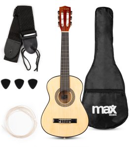 Gitara klasyczna 1/4 dla dziecka Naturalna SoloArt Max+ akcesoria one size 1