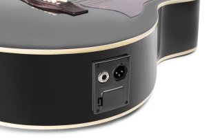 Zestaw: Gitara elektroakustyczna ShowKit Max czarna+ wzmacniacz+ akcesoria one size 6