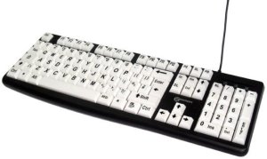 Klawiatura Geemarc Klawiatura z dużymi przyciskami (w) + duża czcionka (sw) 3