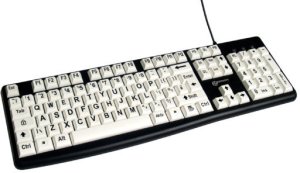 Klawiatura Geemarc Klawiatura z dużymi przyciskami (w) + duża czcionka (sw) 4