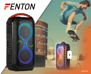 Głośnik imprezowy boombox LED Core120 Fenton one size 2