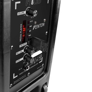Głośnik bluetooth Fenton 300W FT8LED-MK2 mikrofon akumulator one size 4