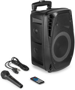 Głośnik bluetooth Fenton 300W FT8LED-MK2 mikrofon akumulator one size 8