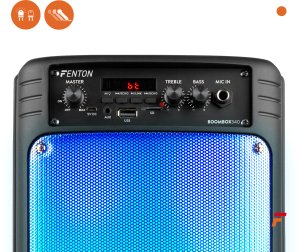 Głośnik Fenton Boombox głośnik mobilny BT BoomBox340 LED mic one size 16