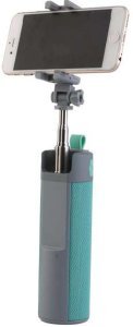 Przenośny głośnik wielofunkcyjny BT z selfie stick BLUE one size 5