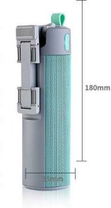 Przenośny głośnik wielofunkcyjny BT z selfie stick BLUE one size 6