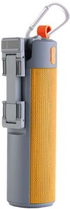 Przenośny głośnik wielofunkcyjny BT z selfie stick Orange one size 8