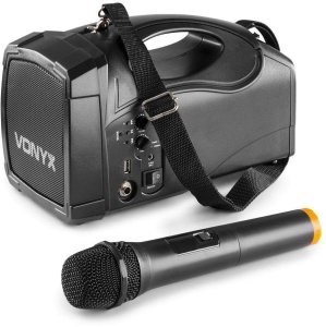 Vonyx Mobilny zestaw nagłośnieniowy PA ST014 z bezprzewodowym mikrofonem ręcznym one size 2
