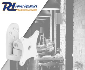 Uchwyt ścienny obracany do głośników PDW biały PDWSW Power Dynamics one size 2