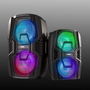 Głośnik Fenton Głośnik mobilny 2x 10" FT210LED, zestaw karaoke z Bluetooth - 700W one size 14