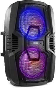 Głośnik Fenton Głośnik mobilny 2x 10" FT210LED, zestaw karaoke z Bluetooth - 700W one size 2
