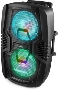 Głośnik Fenton Głośnik mobilny 2x 10" FT210LED, zestaw karaoke z Bluetooth - 700W one size 7