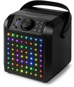 Głośnik Karaoke LED 2x mikrofon KAR50B Fenton Czarny one size 6