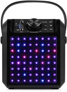 Głośnik Karaoke LED 2x mikrofon KAR50B Fenton Czarny one size 8