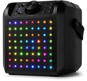 Głośnik Karaoke LED 2x mikrofon KAR50B Fenton Czarny one size 9