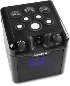 Głośnik Vonyx Głośnik bluetooth z perkusją karaoke SBS50B-DRUM 50W BT czarny one size 12