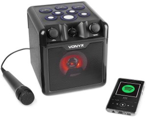 Głośnik Vonyx Głośnik bluetooth z perkusją karaoke SBS50B-DRUM 50W BT czarny one size 9