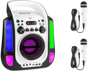 Karaoke system z CD i 2 mikrofonami SBS30W one size 3