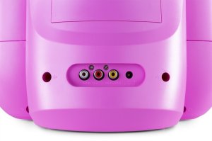 Karaoke system z CD i 2 mikrofonami SBS30P różowy one size 12