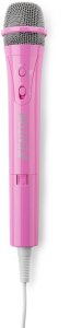 Mikrofon karaoke z oświetleniem RGB KMD55P różowy one size 5