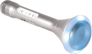 Mikrofon z głośnikiem do karaoke Party KAMIC kolor srebrny one size 3