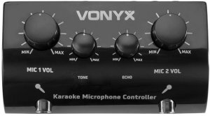 Zestaw do Karaoke z mikrofonami w kolorze czarnym one size 9