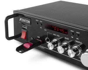 Wzmacniacz karaoke 2x 50W akumulator AV344 Fenton one size 8