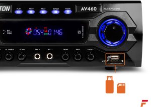 Fenton Wzmacniacz karaoke 2x 250W BT pilot AV460 one size 12