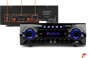 Fenton Wzmacniacz karaoke 2x 250W BT pilot AV460 one size 7
