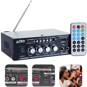 Wzmacniacz karaoke 2x 25W Party Light&Sound PLS1250USB-RC one size 1