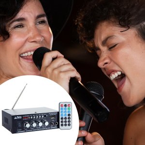 Party Light&Sound Wzmacniacz karaoke 2x 25W PLS1250USB-RC one size 18