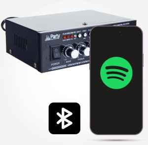 Party Light&Sound Wzmacniacz karaoke 2x 25W PLS1250USB-RC one size 26