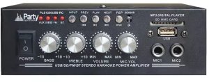 Party Light&Sound Wzmacniacz karaoke 2x 25W PLS1250USB-RC one size 5